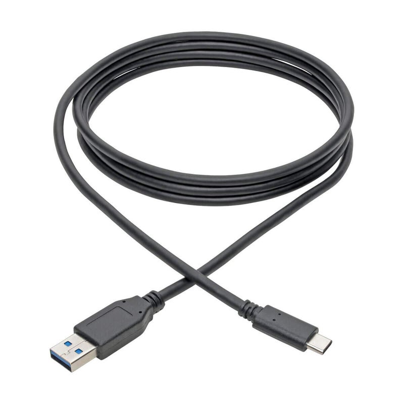 Tripp Lite USB C to USB A Cable, USB 3.1 Gen 1, Male to Male, Black, 6-ft. (U428-006) - Image 2